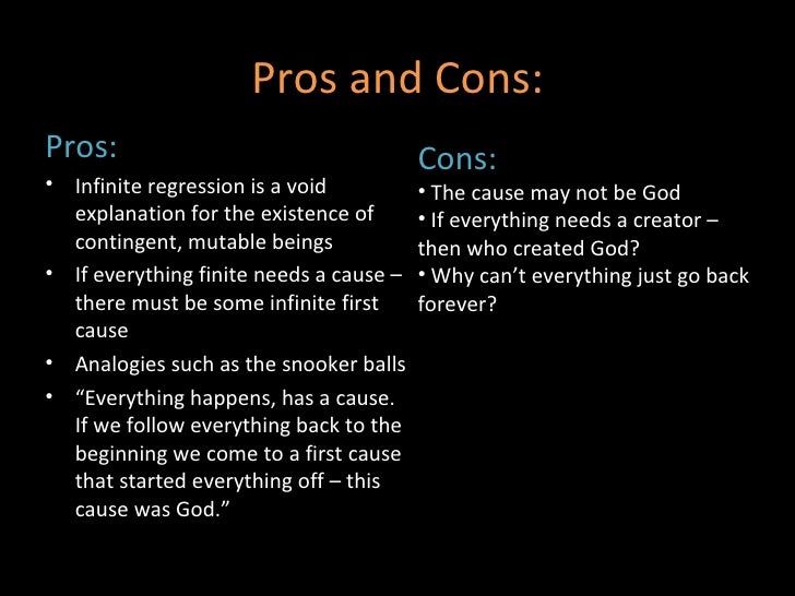 cause is the argument for gods existance cause is the argument for gods existance