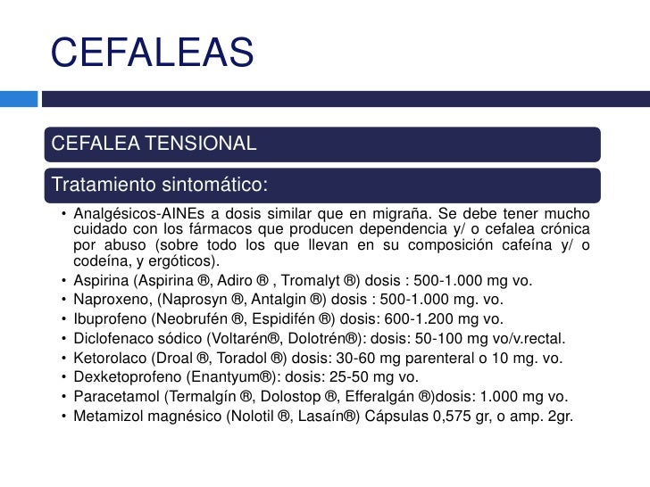 6. cefaleas. 6. cefaleas.