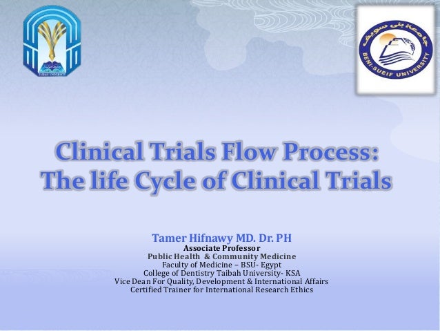 Clinical Trial Process Flow Chart Ppt