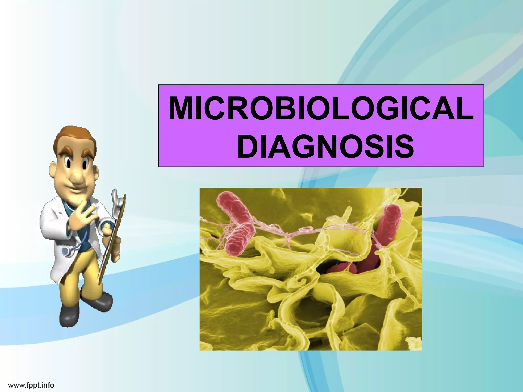 MICROBIOLOGICAL
   DIAGNOSIS
 
