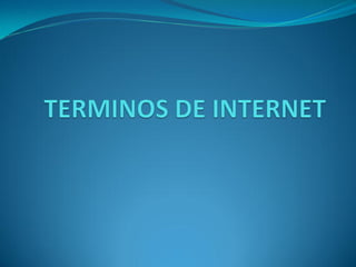 6. conceptos basicos de internet | PDF