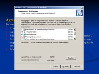 6 Configuracion E Interfaz De Windows Xp | PPT