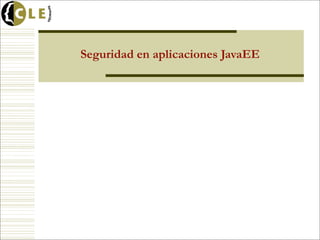 Seguridad en aplicaciones JavaEE
 