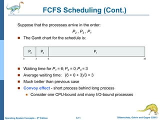 Fcfs Algorithm Scheduling In Os Flow Chart.pdf 6 cpu scheduling | PDF