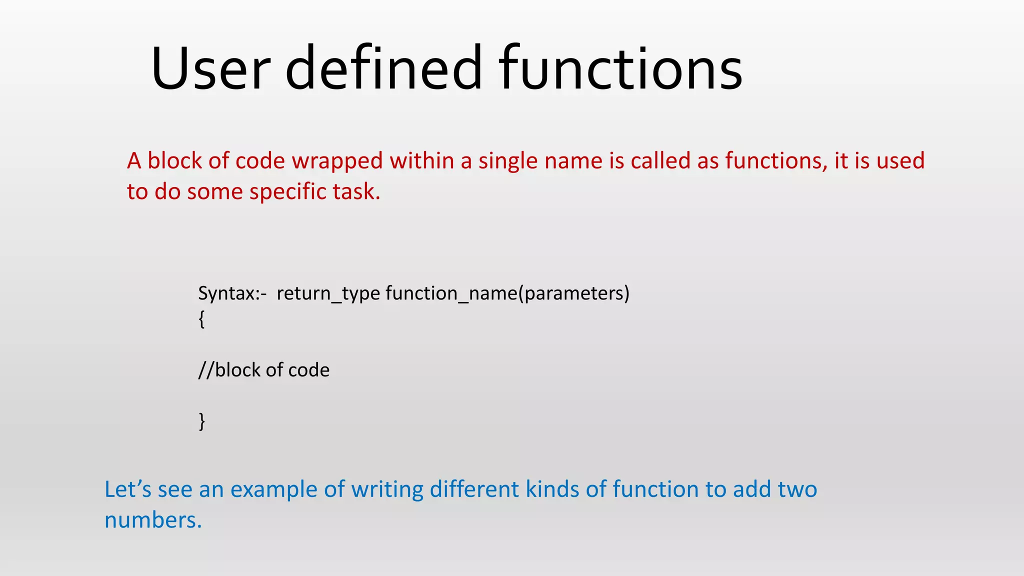What is Data Types and Functions? | PPTX | Programming Languages ...