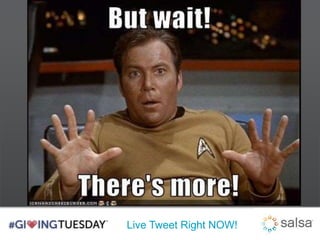 Live Tweet Right NOW! 
 