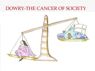 DOWRY-THE CANCER OF SOCIETY 