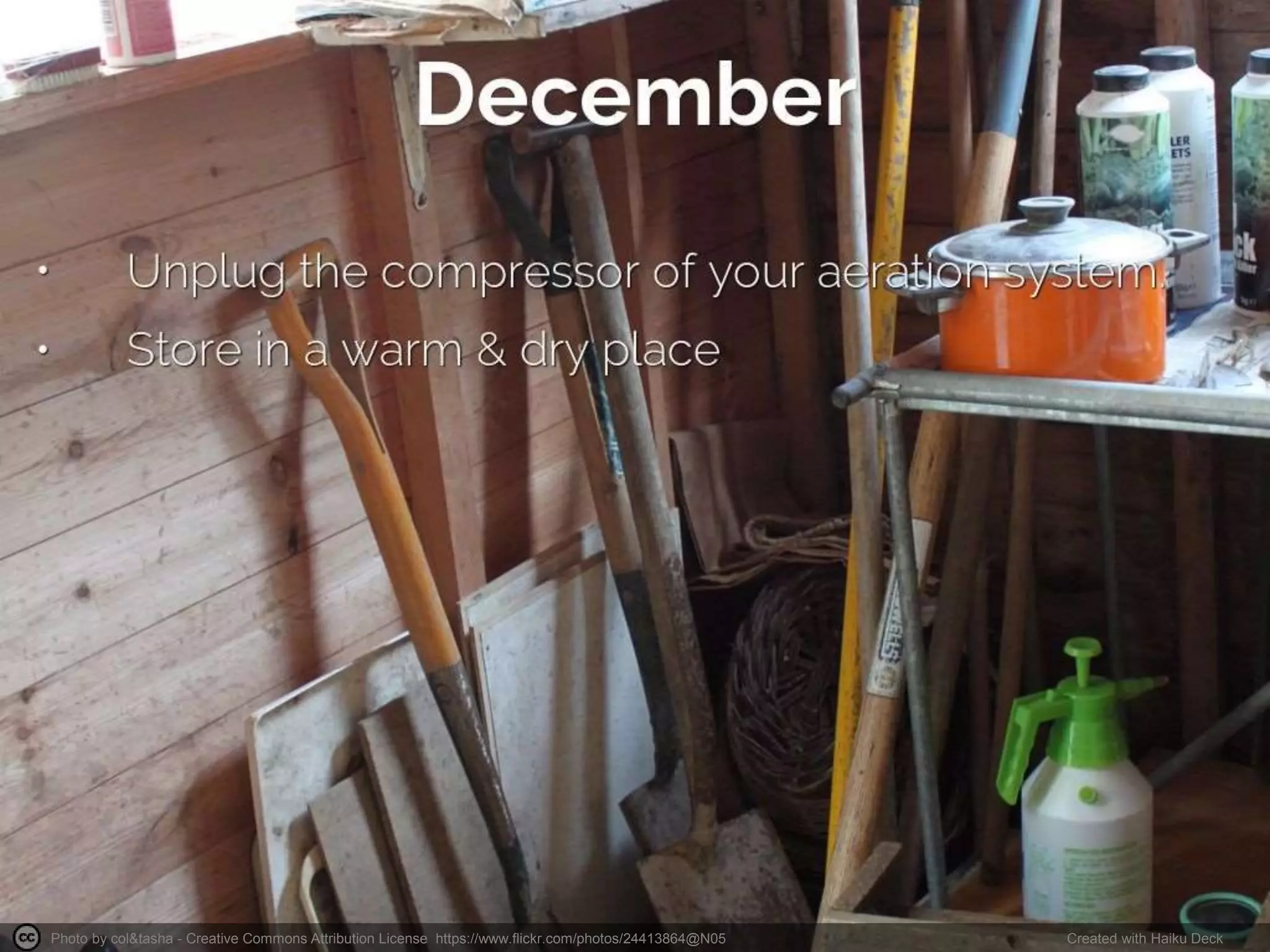 Photo by col&tasha - Creative Commons Attribution License https://www.flickr.com/photos/24413864@N05 Created with Haiku Deck
 