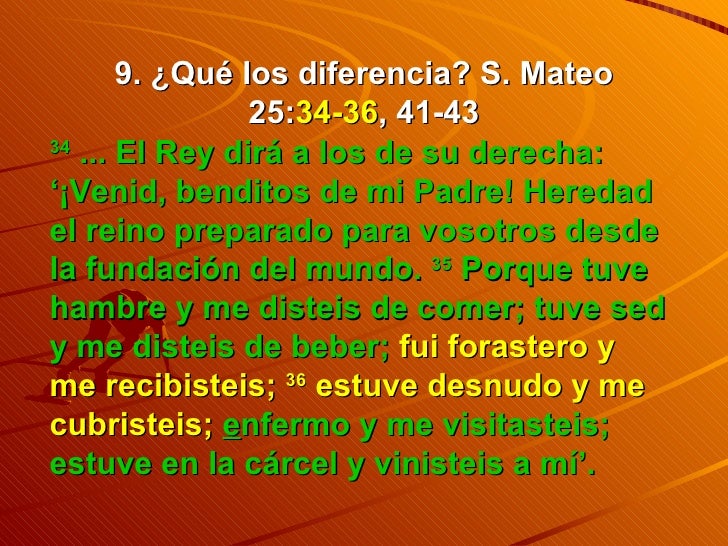 Resultado de imagen para Mateo 25,34-36