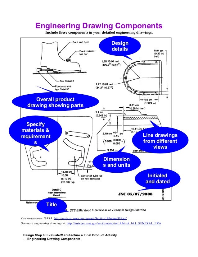 6 engineering drawing example