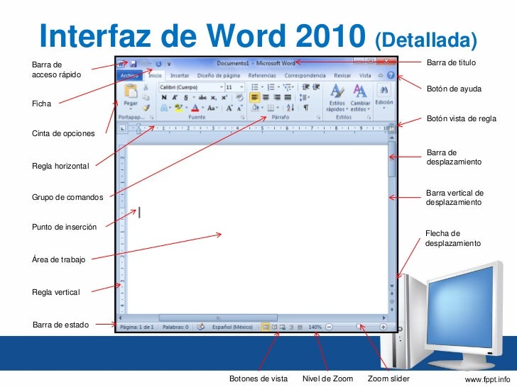 Entorno de Microsoft Word 2007 y 2010