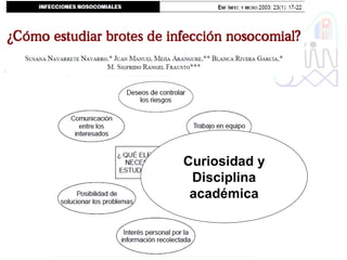 Curiosidad y
Disciplina
académica
 