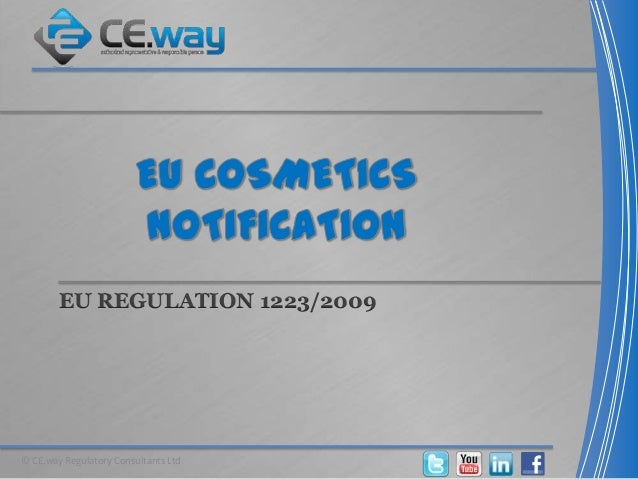 EU cosmetics notification