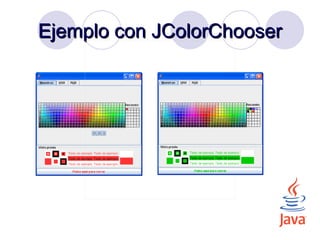 Ejemplo con JColorChooser 