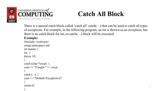 6-Exception Handling and Templates.pptx