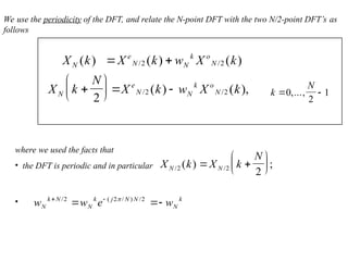 Efficient Computation of Discrete Fourier Transform Using FFT Algorithm ...