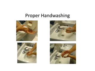 Proper Handwashing
 