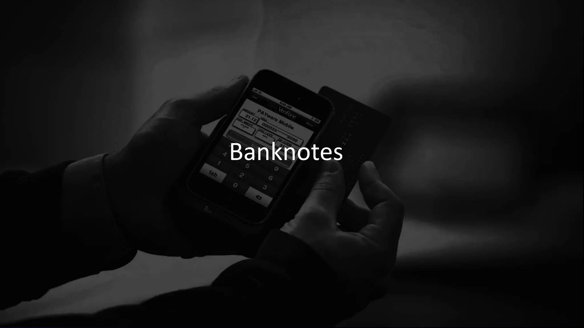 Banknotes
 