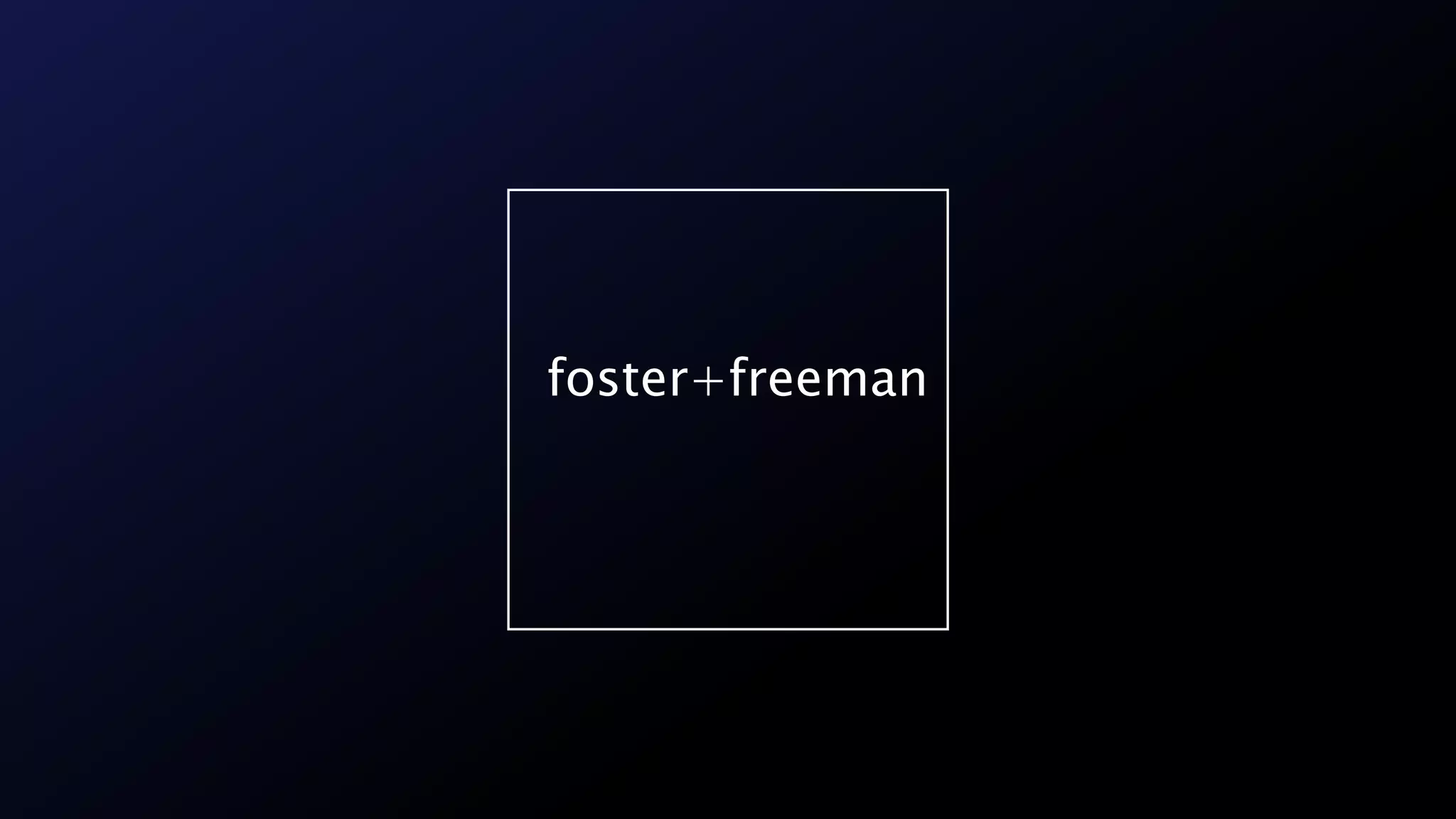 foster+freeman
 