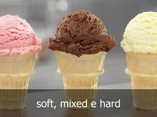 soft, mixed e hard
 