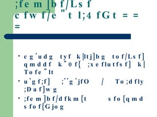 ;fem]bf/Lsf cfwf/e"t l;4fGt = = = cg'udg tyf k|ltj]bg tof/Lsf] qmddf k"0f{ ;xeflutfsf] k|Tofe"lt u'gf;f] ;''g'jfO / To;dfly ;Daf]wg ;fem]bf/dfkm{t sfo{qmd sfof{Gjog 