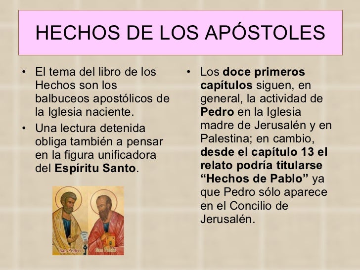 Hechos de los apóstoles