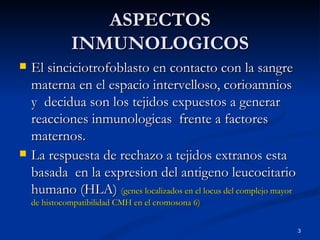 Shots Inmunologicos 6. inmunologia en el embarazo | PPT