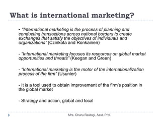 6. International Marketing, Market Selection, Modes of Entry in ...