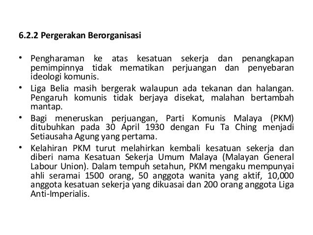 6 Komunis Dan Darurat Di Tanah Melayu