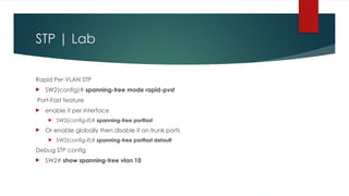 Stp Lab Layer Two ( 2 ) Security of Cisco switch | PPTX