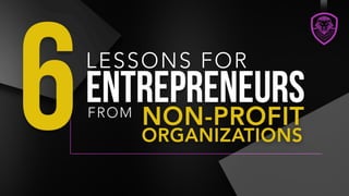 Lessons for Entrepreneur