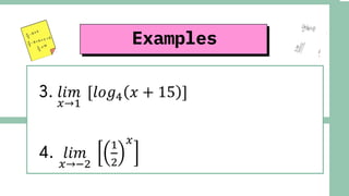 6-Limits of Transcendental Functions.pptx