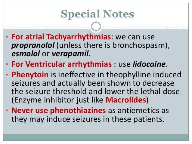 Theophylline Level Of 15 Mcg Dl