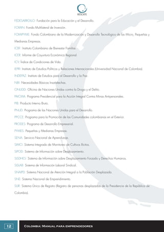 Colombia: Manual para emprendedores