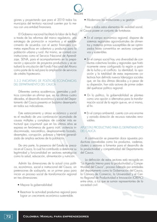 Colombia: Manual para emprendedores