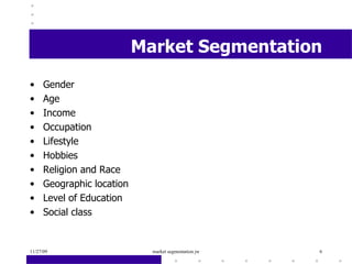 Market Segmentation | PPT