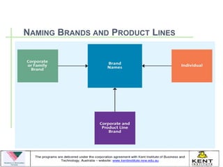 NAMING BRANDS AND PRODUCT LINES
 
