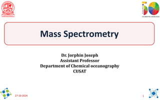 Mass Spectrometry Notes.pdf 6-notes on Mass Spectrometry techniques.pdf