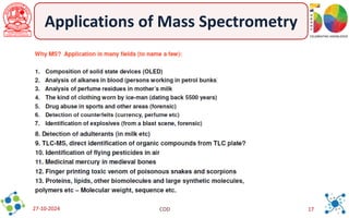 Mass Spectrometry Notes.pdf 6-notes on Mass Spectrometry techniques.pdf
