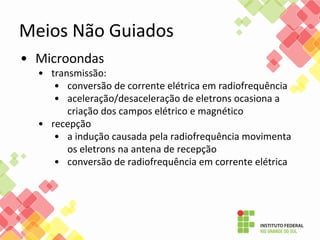 6 - Redes de Computadores - meios transmissao
