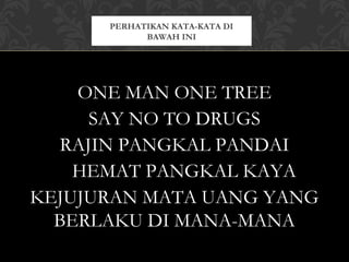 6. menulis slogan atau poster | PPT