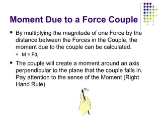 moments couples and force couple systems by ahmad khan | PPT