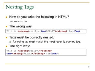 6-MoreHTML.ppt | Free Download
