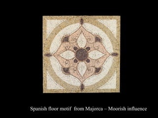 Spanish floor motif from Majorca – Moorish influence

 