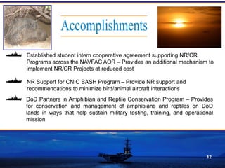 Navy Fao Program.pdf Natural Resources Management NAVFAC Atlantic | PDF
