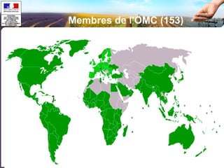 Membres de l'OMC (153) 
 