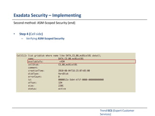 6. oracle exadata security trend ecs (final) | PPT