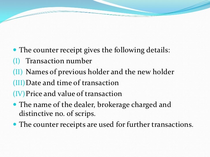 Trading and settlement system of otcei
