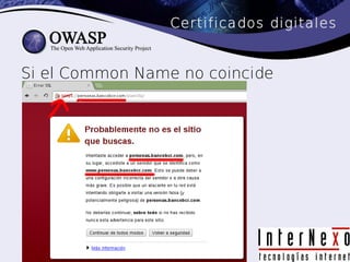 Certificados digitales


Si el Common Name no coincide
 