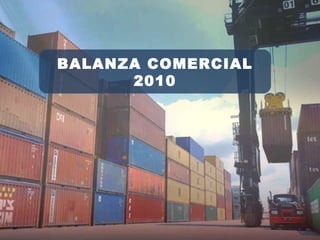 BALANZA COMERCIAL 2010 